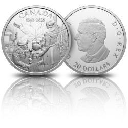 Vrijheidsmunt Canada Zilver...
