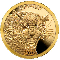 Luipaard Burundi Goud Proof...