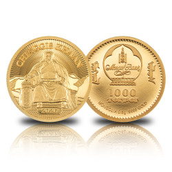 Dzjengis Khan Mongolië Goud...